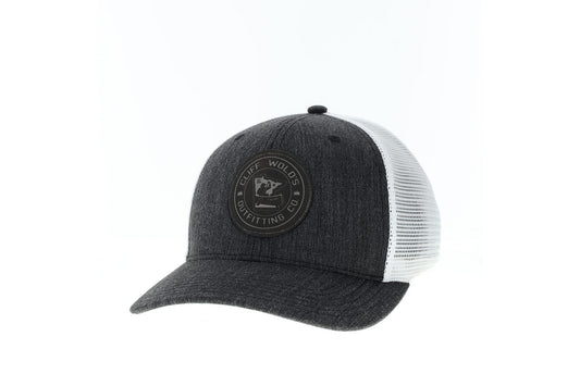 Hat Cliff Wold's MPS Black/White Trucker