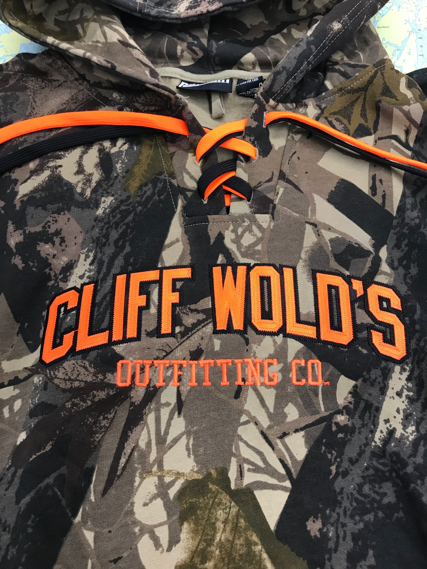 Hooded Sweatshirt Camo Cliff Wold's