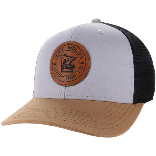 Hat Cliff Wold's MPS Grey/Carmel/Black Trucker