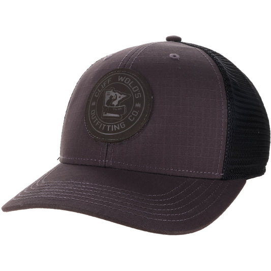 Hat Cliff Wold's MPS Dark Grey Ripstop/Black Trucker