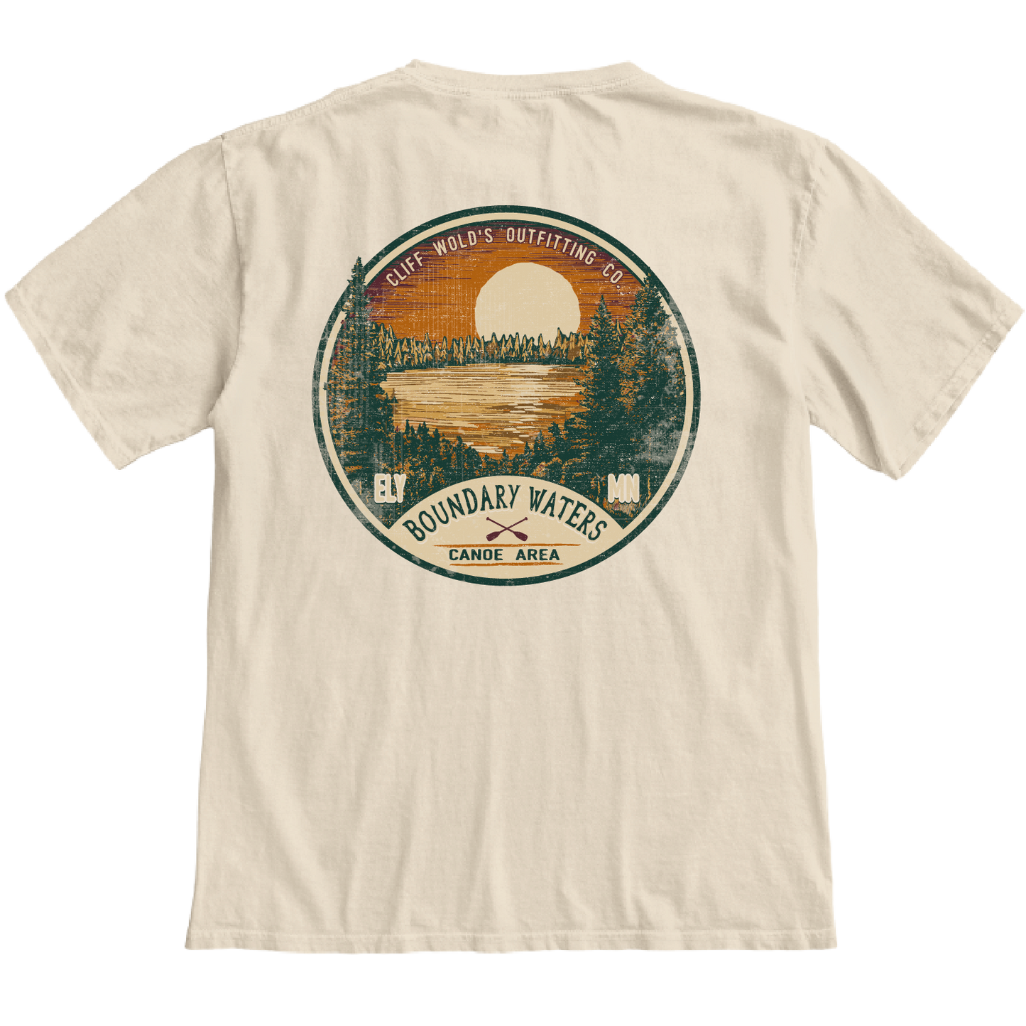 T-Shirt Day Nine Lake/Pines/Paddles