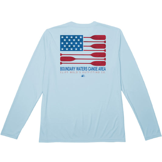 Long Sleeve Sun Shirt Board Flag Paddles