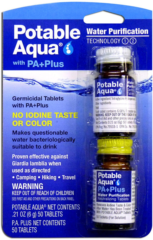 Potable Aqua Water Purification Tablets