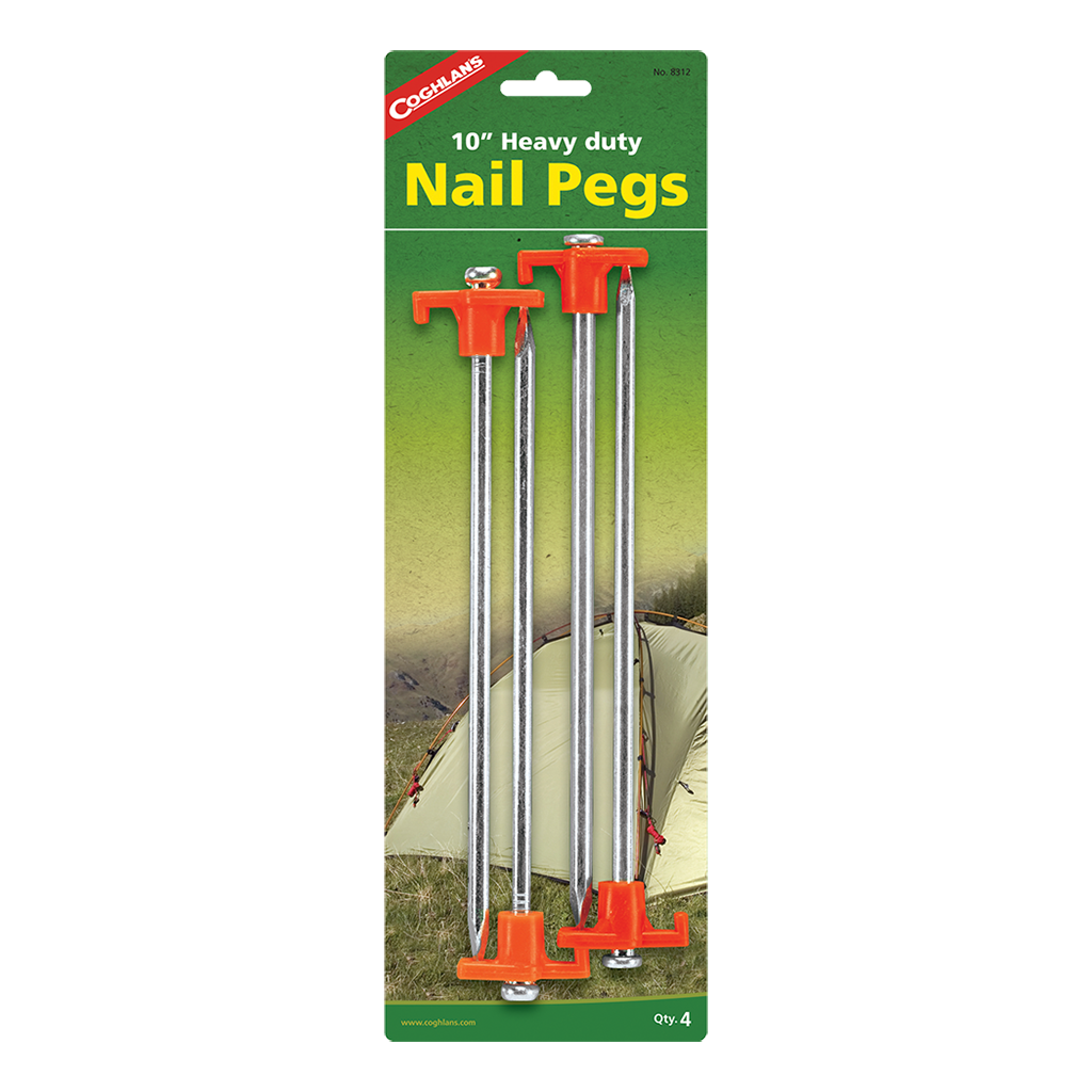 Coghlan's 10" Heavy-Duty Nail Pegs