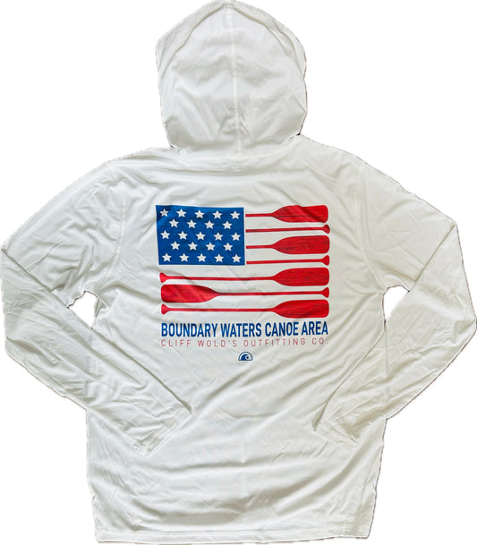 Long Sleeve Sun Shirt Hoodie Board Flag Paddles