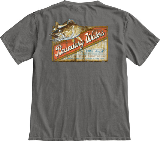 T-Shirt Depth Finder Walleye-Pines
