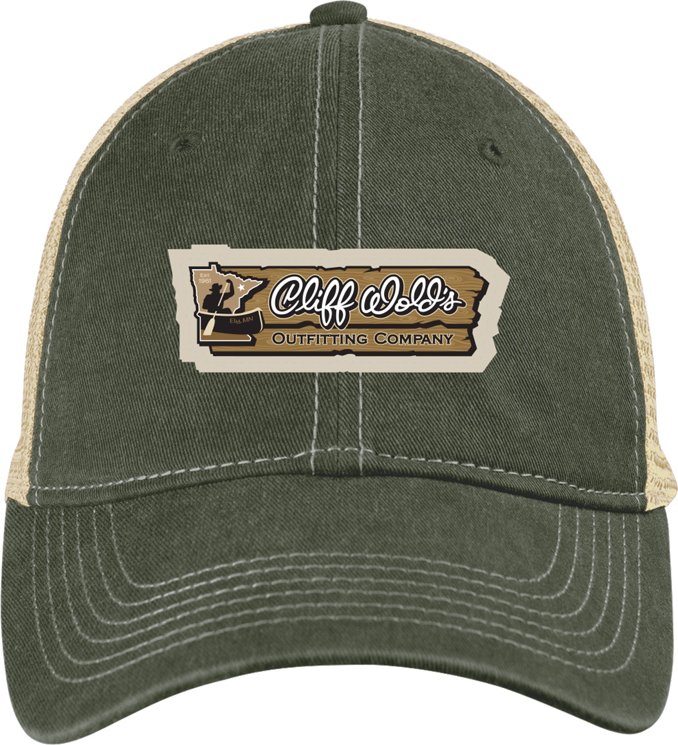 Hat Cliff Wold's Scout Trucker, Forest/Khaki