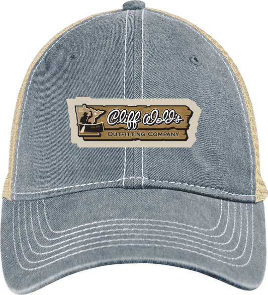 Hat Cliff Wold's Scout Trucker, Indigo/Khaki