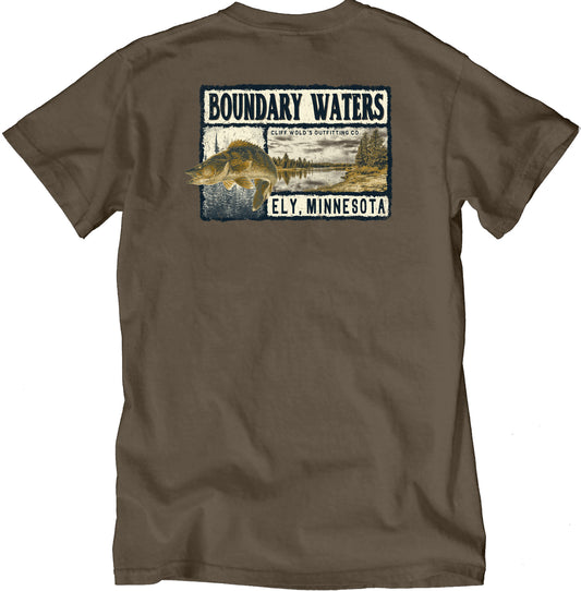 T-Shirt Coverlet Walleye/Pines