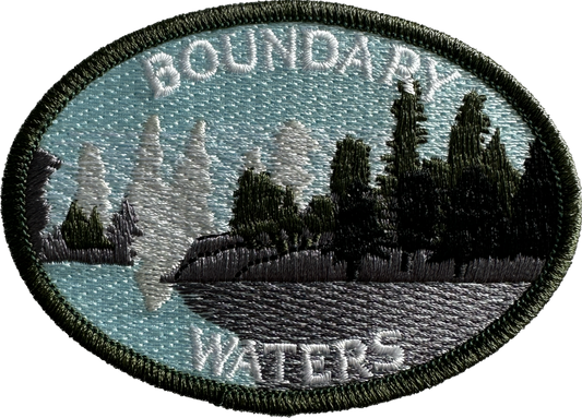Patch - Boundary Waters - Green Oval