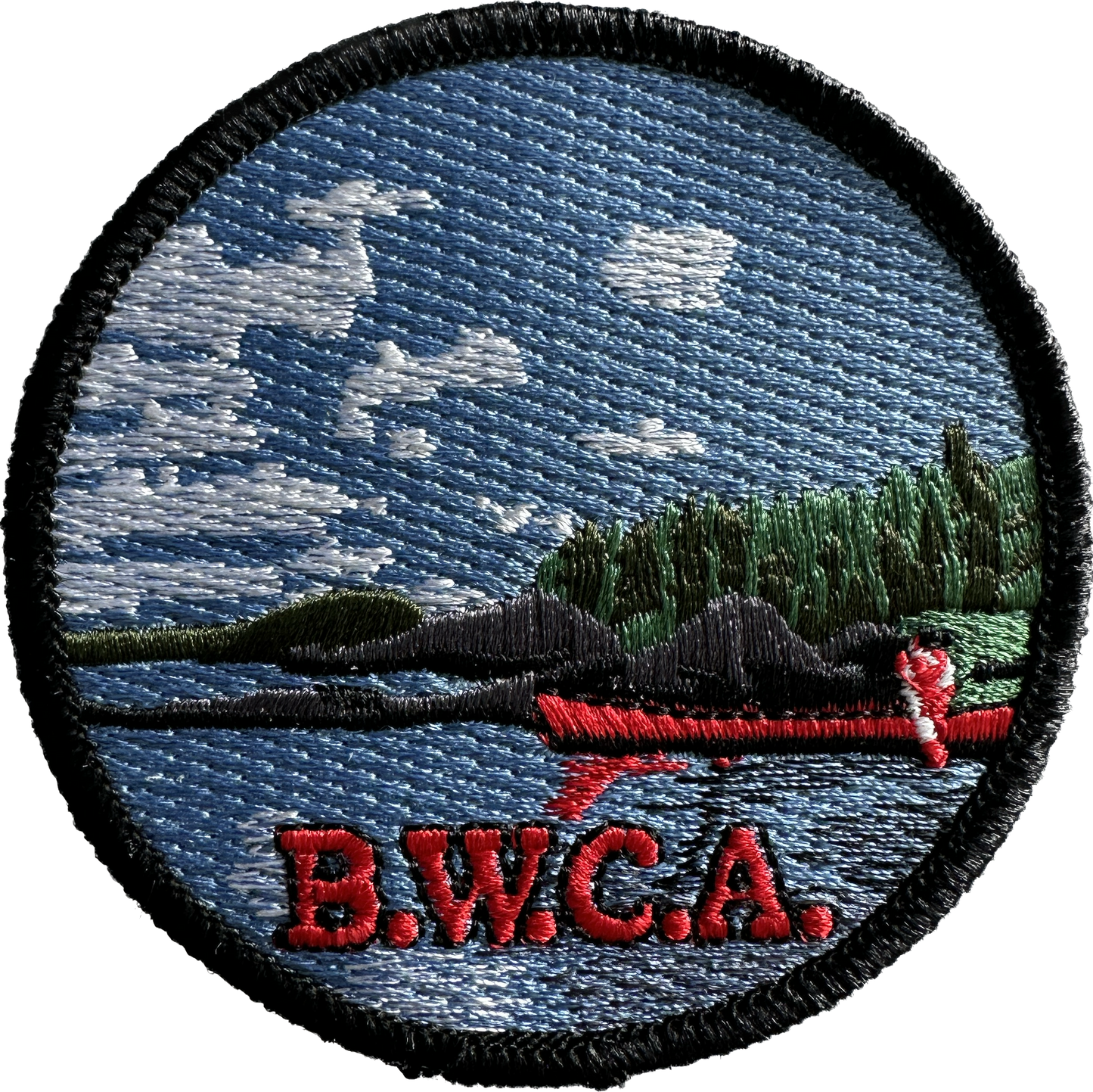 Patch - BWCA - Red Canoe